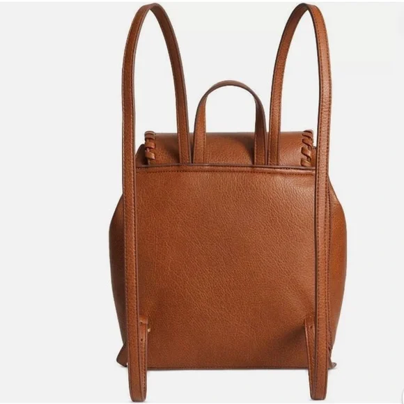 Women’s Style & Co Whipstitch Tortoise Shell Backpack Bag - Picture 3 of 7